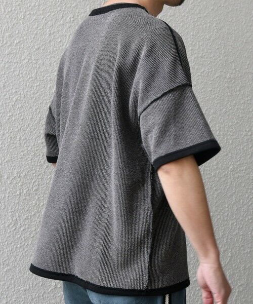 SHIPS / シップス Tシャツ | SHIPS any:〈洗濯機可能〉コードパイル リバーシブル Tシャツ◇ | 詳細7