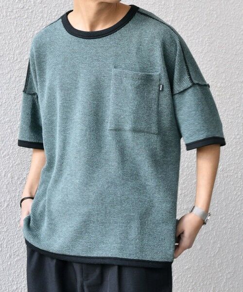 SHIPS / シップス Tシャツ | SHIPS any:〈洗濯機可能〉コードパイル リバーシブル Tシャツ◇ | 詳細20