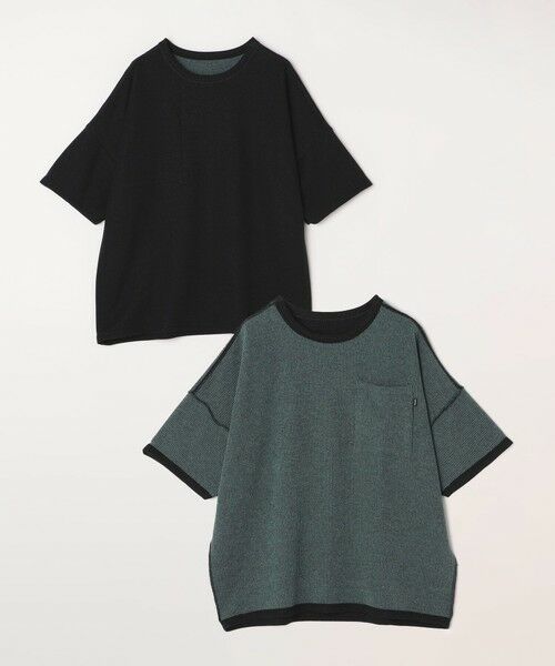 SHIPS / シップス Tシャツ | SHIPS any:〈洗濯機可能〉コードパイル リバーシブル Tシャツ◇ | 詳細26