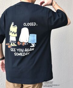 SHIPS / シップス Tシャツ | SHIPS any: SNOOPY コラボ NOT THERE グラフィック バック プリント Tシャツ◇