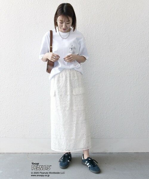 SHIPS / シップス Tシャツ | SHIPS any: SNOOPY コラボ NOT THERE グラフィック バック プリント Tシャツ◇ | 詳細1