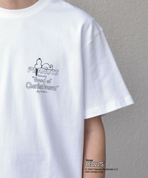SHIPS / シップス Tシャツ | SHIPS any: SNOOPY コラボ NOT THERE グラフィック バック プリント Tシャツ◇ | 詳細10