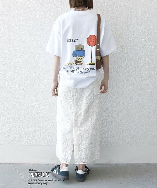 SHIPS / シップス Tシャツ | SHIPS any: SNOOPY コラボ NOT THERE グラフィック バック プリント Tシャツ◇ | 詳細2