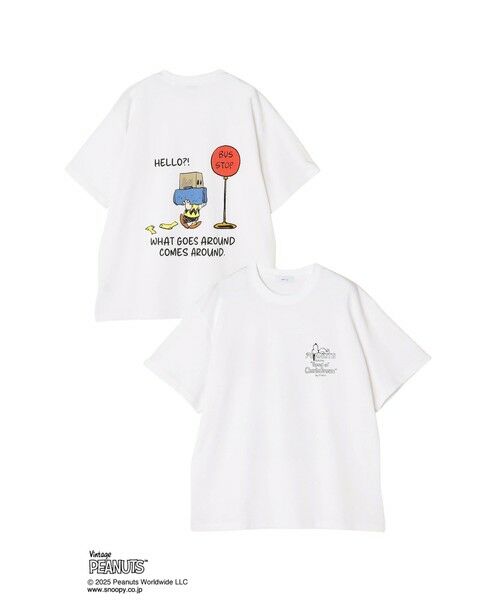 SHIPS / シップス Tシャツ | SHIPS any: SNOOPY コラボ NOT THERE グラフィック バック プリント Tシャツ◇ | 詳細11