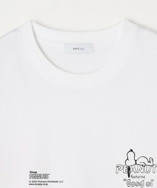 SHIPS / シップス Tシャツ | SHIPS any: SNOOPY コラボ NOT THERE グラフィック バック プリント Tシャツ◇ | 詳細13