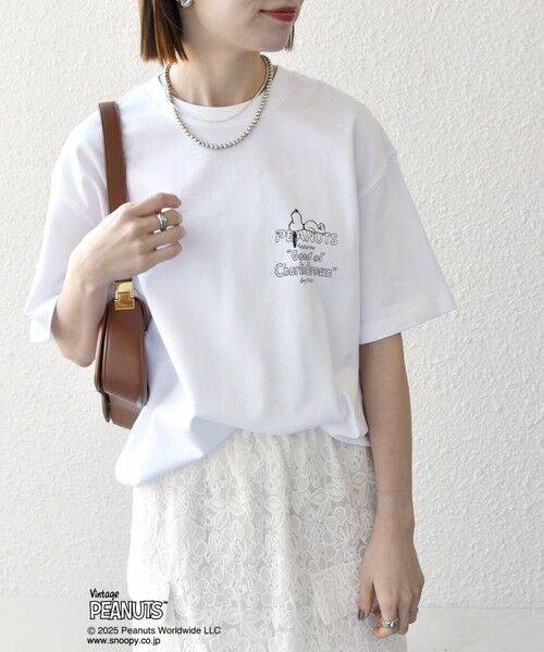 SHIPS / シップス Tシャツ | SHIPS any: SNOOPY コラボ NOT THERE グラフィック バック プリント Tシャツ◇ | 詳細3