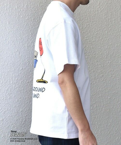 SHIPS / シップス Tシャツ | SHIPS any: SNOOPY コラボ NOT THERE グラフィック バック プリント Tシャツ◇ | 詳細8