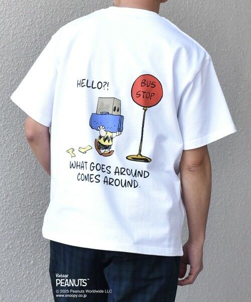 SHIPS / シップス Tシャツ | SHIPS any: SNOOPY コラボ NOT THERE グラフィック バック プリント Tシャツ◇ | 詳細9