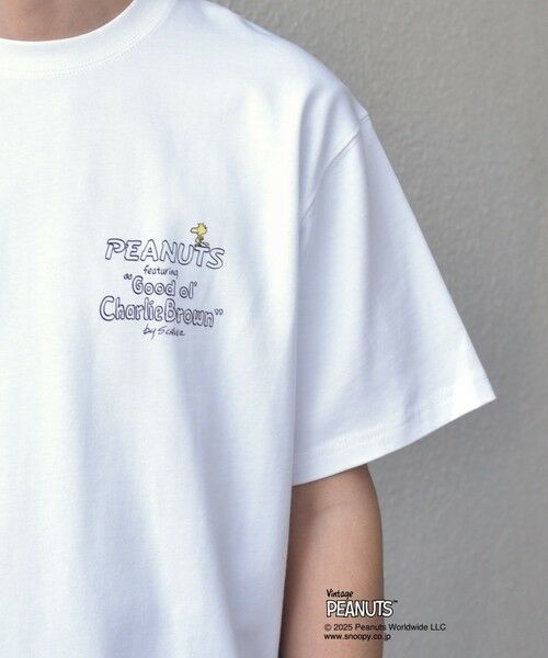 SHIPS / シップス Tシャツ | SHIPS any: SNOOPY コラボ NOT THERE グラフィック バック プリント Tシャツ◇ | 詳細22