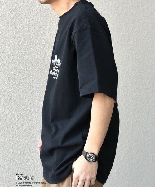 SHIPS / シップス Tシャツ | SHIPS any: SNOOPY コラボ NOT THERE グラフィック バック プリント Tシャツ◇ | 詳細30