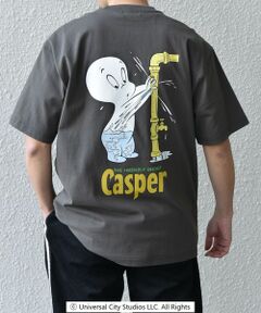SHIPS / シップス Tシャツ | SHIPS any: CASPER ワンポイント/バックプリント コラボ Tシャツ◇