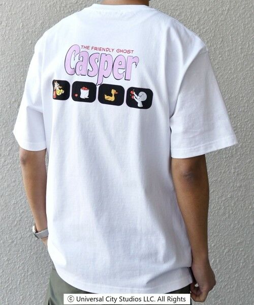SHIPS / シップス Tシャツ | SHIPS any: CASPER ワンポイント/バックプリント コラボ Tシャツ◇ | 詳細7