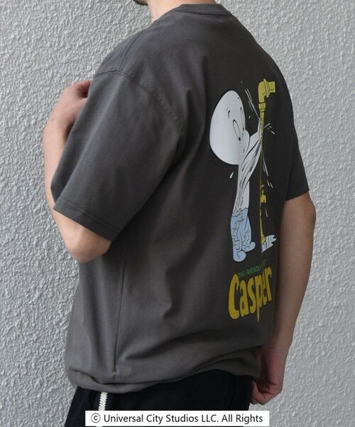 SHIPS / シップス Tシャツ | SHIPS any: CASPER ワンポイント/バックプリント コラボ Tシャツ◇ | 詳細20