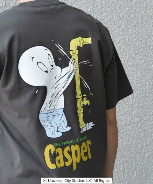 SHIPS / シップス Tシャツ | SHIPS any: CASPER ワンポイント/バックプリント コラボ Tシャツ◇ | 詳細21