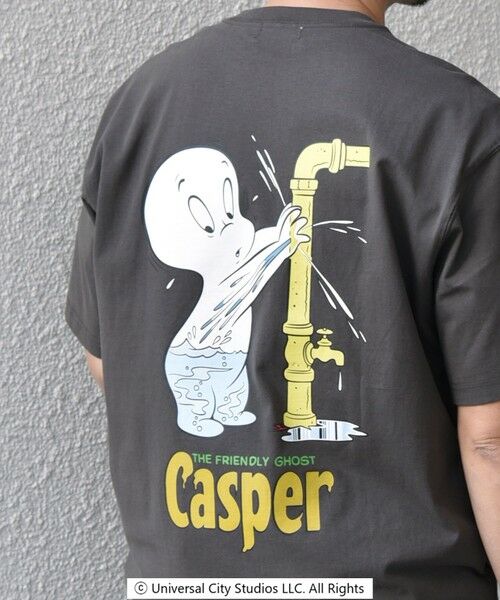 SHIPS / シップス Tシャツ | SHIPS any: CASPER ワンポイント/バックプリント コラボ Tシャツ◇ | 詳細22