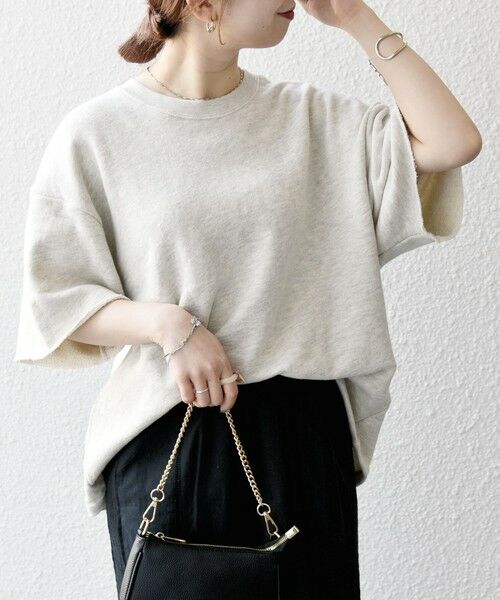 SHIPS / シップス Tシャツ | SHIPS any: ドライタッチ 吊り裏毛 ヴィンテージライク スウェット Tシャツ◇ | 詳細2