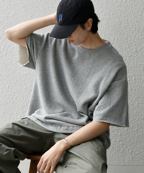 SHIPS / シップス Tシャツ | SHIPS any: ドライタッチ 吊り裏毛 ヴィンテージライク スウェット Tシャツ◇ | 詳細19