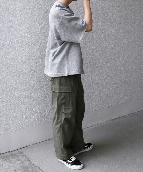 SHIPS / シップス Tシャツ | SHIPS any: ドライタッチ 吊り裏毛 ヴィンテージライク スウェット Tシャツ◇ | 詳細21