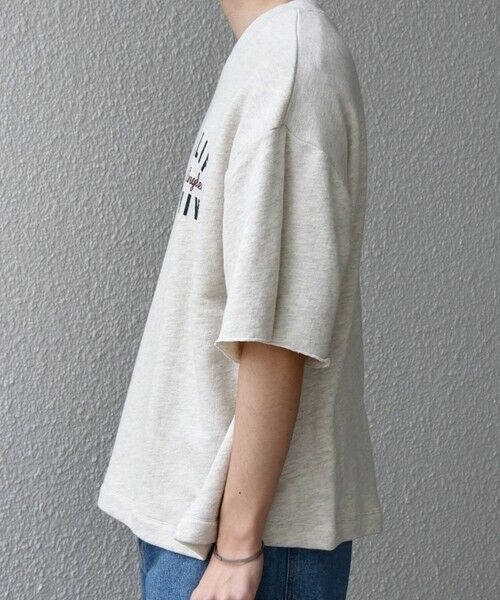 SHIPS / シップス Tシャツ | SHIPS any: ドライタッチ 吊り裏毛 ヴィンテージライク カレッジ スウェット Tシャツ◇ | 詳細7