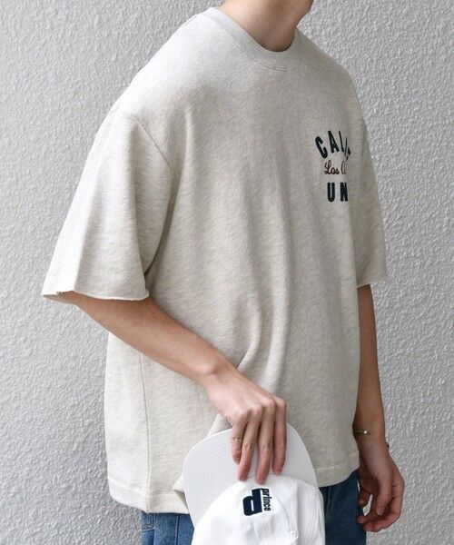 SHIPS / シップス Tシャツ | SHIPS any: ドライタッチ 吊り裏毛 ヴィンテージライク カレッジ スウェット Tシャツ◇ | 詳細8