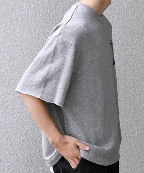 SHIPS / シップス Tシャツ | SHIPS any: ドライタッチ 吊り裏毛 ヴィンテージライク カレッジ スウェット Tシャツ◇ | 詳細18