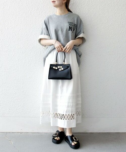 SHIPS / シップス Tシャツ | SHIPS any: ドライタッチ 吊り裏毛 ヴィンテージライク カレッジ スウェット Tシャツ◇ | 詳細11