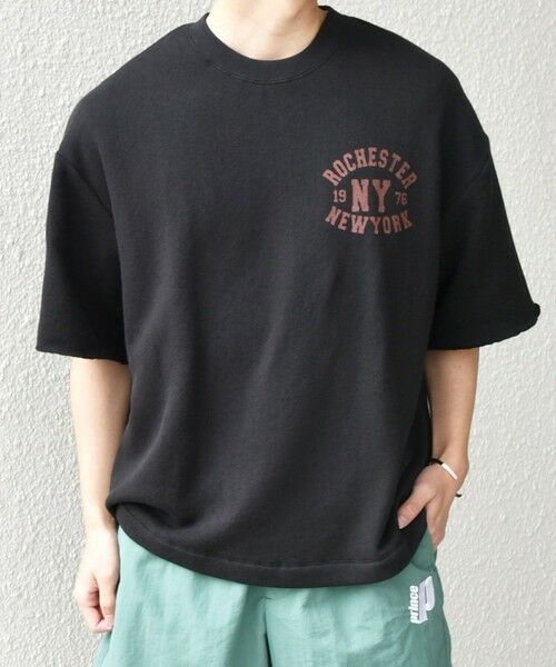 SHIPS / シップス Tシャツ | SHIPS any: ドライタッチ 吊り裏毛 ヴィンテージライク カレッジ スウェット Tシャツ◇ | 詳細28