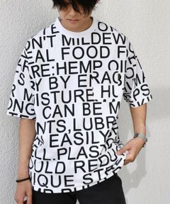 SHIPS / シップス Tシャツ | 【SHIPS any別注】Phatee: オーガニックコットン パターン プリント スピンドル ポケット Tシャツ◇