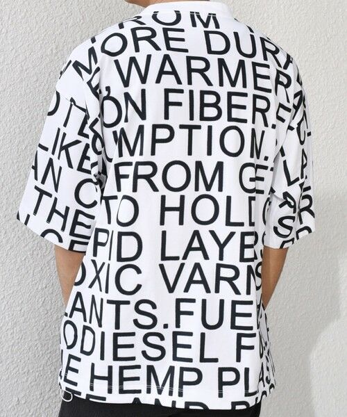 SHIPS / シップス Tシャツ | 【SHIPS any別注】Phatee: オーガニックコットン パターン プリント スピンドル ポケット Tシャツ◇ | 詳細5