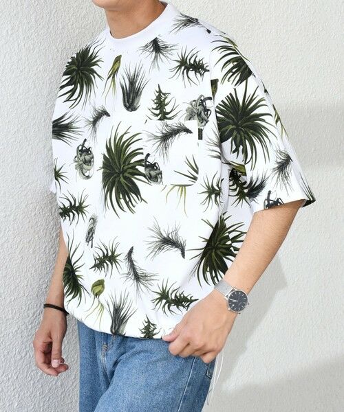 SHIPS / シップス Tシャツ | 【SHIPS any別注】Phatee: オーガニックコットン パターン プリント スピンドル ポケット Tシャツ◇ | 詳細11