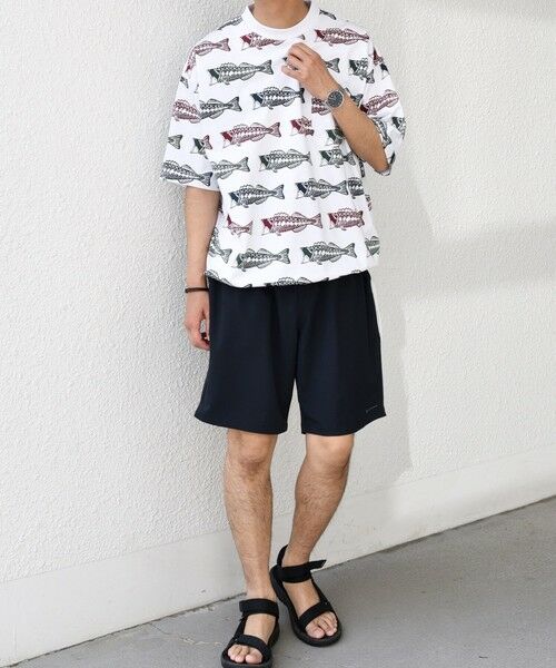 SHIPS / シップス Tシャツ | 【SHIPS any別注】Phatee: オーガニックコットン パターン プリント スピンドル ポケット Tシャツ◇ | 詳細22