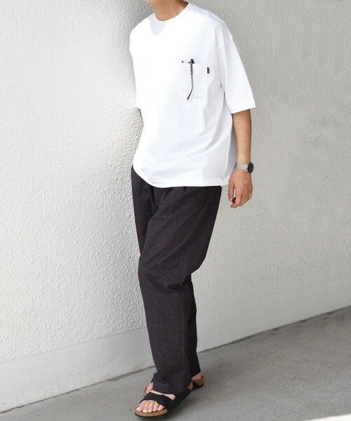 SHIPS / シップス Tシャツ | 【SHIPS any別注】Phatee: オーガニックコットン ピスネーム スピンドル ポケット Tシャツ◇ | 詳細1