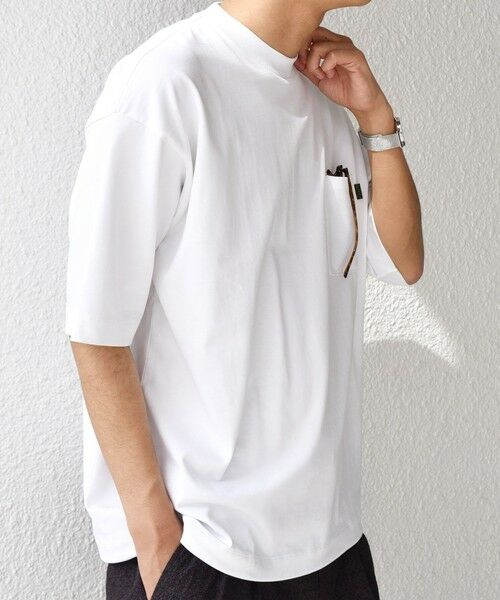 SHIPS / シップス Tシャツ | 【SHIPS any別注】Phatee: オーガニックコットン ピスネーム スピンドル ポケット Tシャツ◇ | 詳細5