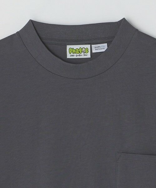 SHIPS / シップス Tシャツ | 【SHIPS any別注】Phatee: オーガニックコットン ピスネーム スピンドル ポケット Tシャツ◇ | 詳細14