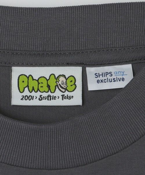 SHIPS / シップス Tシャツ | 【SHIPS any別注】Phatee: オーガニックコットン ピスネーム スピンドル ポケット Tシャツ◇ | 詳細18