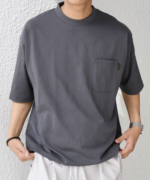 SHIPS / シップス Tシャツ | 【SHIPS any別注】Phatee: オーガニックコットン ピスネーム スピンドル ポケット Tシャツ◇ | 詳細10