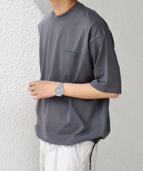 SHIPS / シップス Tシャツ | 【SHIPS any別注】Phatee: オーガニックコットン ピスネーム スピンドル ポケット Tシャツ◇ | 詳細11