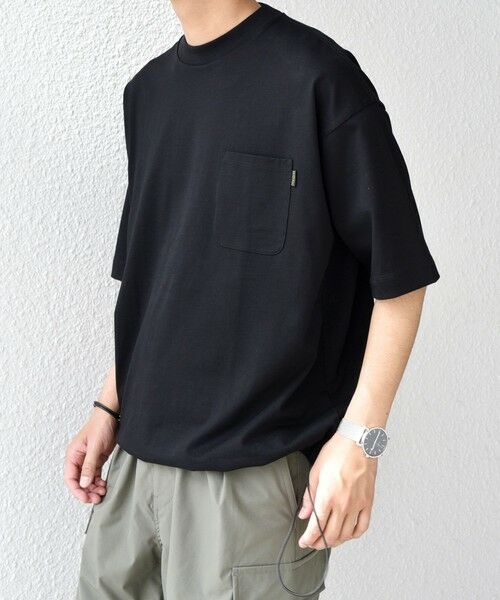 SHIPS / シップス Tシャツ | 【SHIPS any別注】Phatee: オーガニックコットン ピスネーム スピンドル ポケット Tシャツ◇ | 詳細25