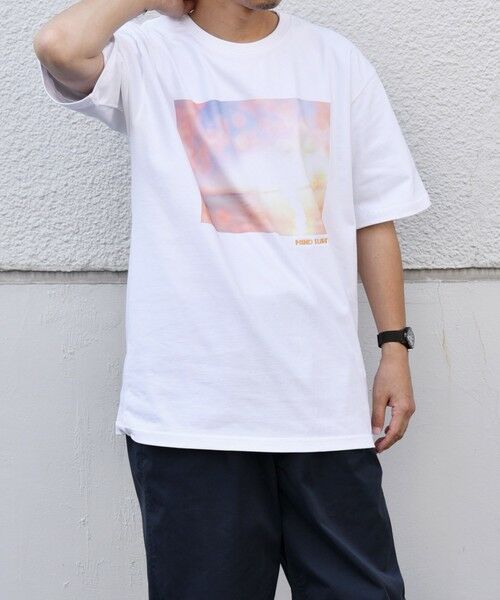 SHIPS / シップス Tシャツ | SHIPS any: オーシャン フォトグラフ プリント ワンポイント 刺繍 Tシャツ◇ | 詳細4