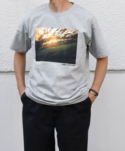 SHIPS / シップス Tシャツ | SHIPS any: オーシャン フォトグラフ プリント ワンポイント 刺繍 Tシャツ◇ | 詳細11