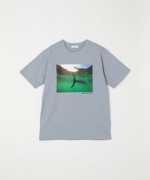 SHIPS / シップス Tシャツ | SHIPS any: オーシャン フォトグラフ プリント ワンポイント 刺繍 Tシャツ◇ | 詳細22