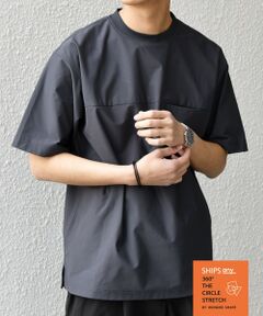SHIPS / シップス Tシャツ | SHIPS any: 360° THE CIRCLE STRETCH ポケット Tシャツ(セットアップ対応)◇