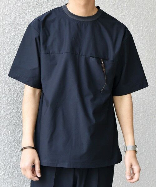 SHIPS / シップス Tシャツ | SHIPS any: 360° THE CIRCLE STRETCH ポケット Tシャツ(セットアップ対応)◇ | 詳細25