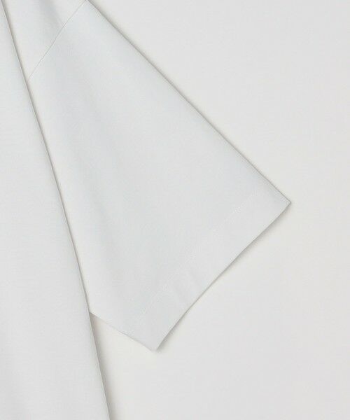 SHIPS / シップス Tシャツ | SHIPS any: オーガニック コットン ワンポイント ロゴ プリント×刺繍 スピンドル Tシャツ◇ | 詳細10