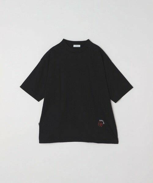 SHIPS / シップス Tシャツ | SHIPS any: オーガニック コットン ワンポイント ロゴ プリント×刺繍 スピンドル Tシャツ◇ | 詳細24