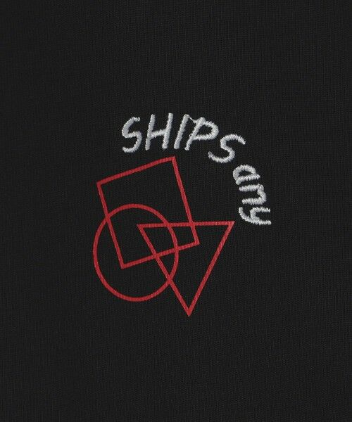 SHIPS / シップス Tシャツ | SHIPS any: オーガニック コットン ワンポイント ロゴ プリント×刺繍 スピンドル Tシャツ◇ | 詳細25