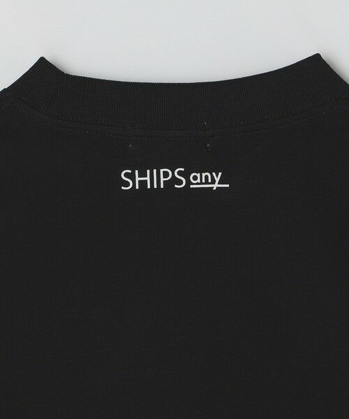 SHIPS / シップス Tシャツ | SHIPS any: オーガニック コットン ワンポイント ロゴ プリント×刺繍 スピンドル Tシャツ◇ | 詳細27