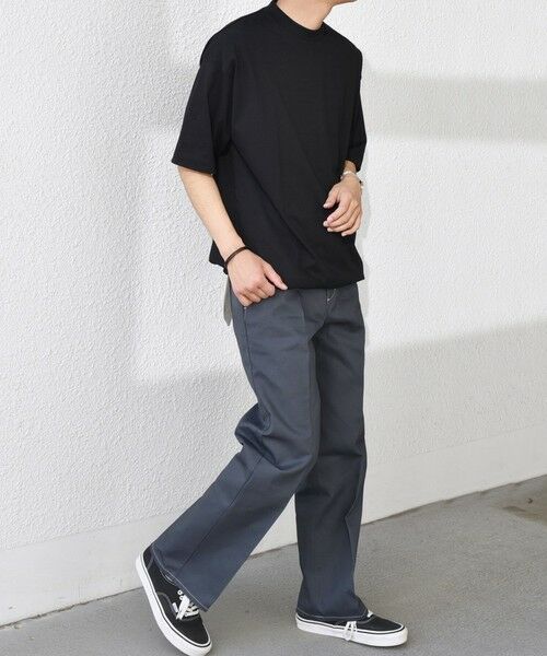 SHIPS / シップス Tシャツ | SHIPS any: オーガニック コットン ワンポイント ロゴ プリント×刺繍 スピンドル Tシャツ◇ | 詳細20