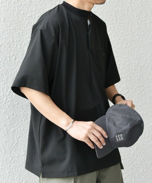 SHIPS / シップス Tシャツ | SHIPS any:〈洗濯機可能〉メッシュ ヘンリーネック ポケット Tシャツ◇ | 詳細12