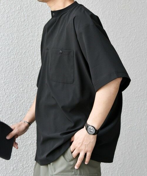 SHIPS / シップス Tシャツ | SHIPS any:〈洗濯機可能〉メッシュ ヘンリーネック ポケット Tシャツ◇ | 詳細11